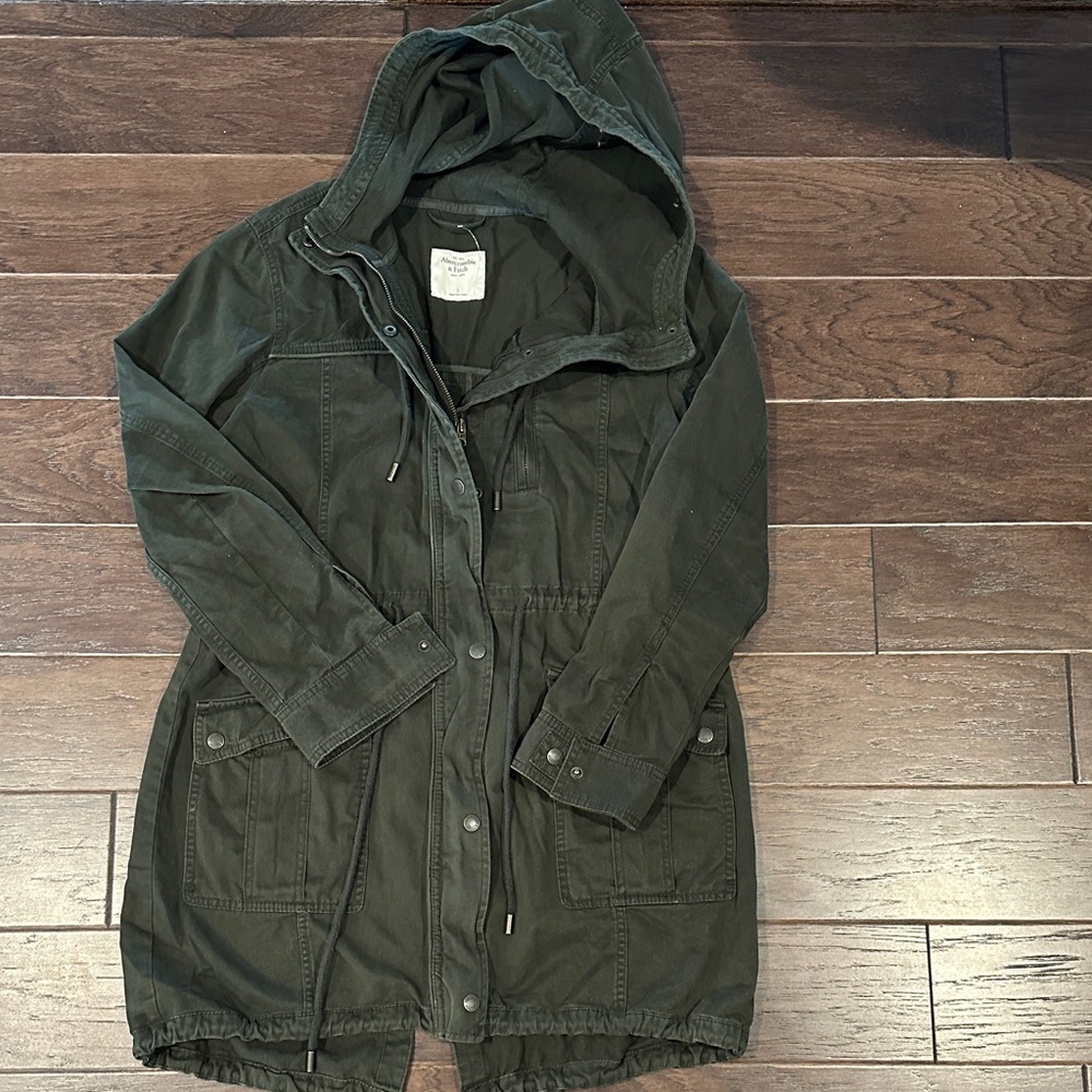 Abercrombie & Fitch Green Utility Jacket